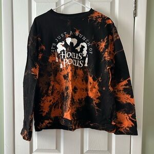 Hocus pocus tie dyed top